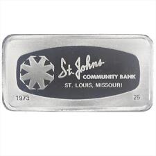 Used, St Johns Community Bank Missouri Sterling Silver Franklin Mint  for sale  Houston