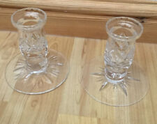 Small crystal candlesticks. for sale  LEEDS