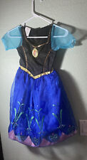 Vestido fantasia Disney Frozen ANNA Lights Up meninas 4-6X sem música comprar usado  Enviando para Brazil