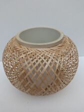Woven Bamboo Chandelier Lamp Bamboo Lampshade for Pendant Light Lamp, used for sale  Shipping to South Africa