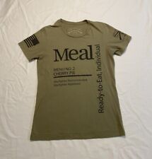 Used, Grunt Style Menu No. 2 Cherry Pie Green Shirt Top Womens Large Military MRE for sale  Shipping to South Africa