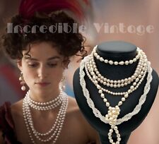 Vintage faux pearl for sale  LONDON