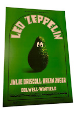 Pôster de concerto LED ZEPPELIN BG 170 RP2 FILLMORE 1969 RANDY TUTEN BILL GRAHAM QUASE PERFEITO comprar usado  Enviando para Brazil