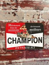 Vintage champion metal for sale  Shipping to Ireland