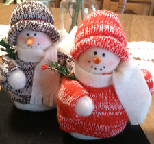 Christmas snowman figurines for sale  Shipping to Ireland