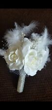 feather wedding bouquet for sale  INVERNESS