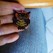 Broche petite chouette d'occasion  Limoges-