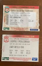 Liverpool ticket stubs for sale  HELENSBURGH