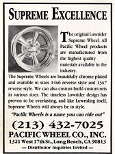1989 Pacific Wheel Co Inc Long Beach CA Vintage Impressão Lowrider Anúncio 4x5" comprar usado  Enviando para Brazil
