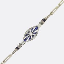 Art deco sapphire for sale  LONDON