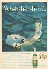 Usado, 1960 Canadá Água Quinina Seca Urso Polar Bebida Tônica Publicidade Vintage comprar usado  Enviando para Brazil