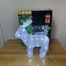 Led acrylic reindeer for sale  THATCHAM