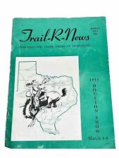 Usado, Revista Trail R News TrailRNews março 1953 vintage trailer campista casa móvel Houston comprar usado  Enviando para Brazil