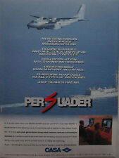 3/1997 PUB AVION CASA CN-235 PERSUADER MARITIME PATROL AIRCRAFT ORIGINAL AD segunda mano  Embacar hacia Mexico