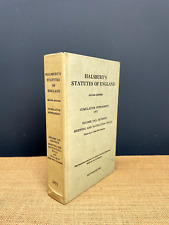 1971 halsbury statutes for sale  SHEFFIELD