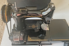 Antiga máquina de costura Singer 1948 peso pena modelo 221 (AH422905) com estojo comprar usado  Enviando para Brazil