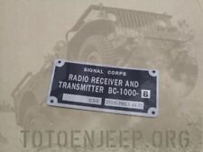 Plate plaque radio d'occasion  Saint-Macaire