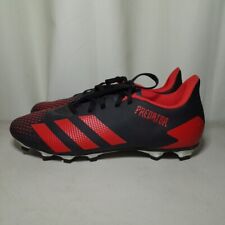 Adidas Predator 20.4 Fxg Hombres Talla US 10 Rojo Negro Botas de Fútbol Zapatos segunda mano  Embacar hacia Argentina