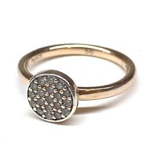 Used, Genuine Thomas Sabo TS AG925 Gold Plated Sparkling Circles Solitaire Ring for sale  MARKET DRAYTON