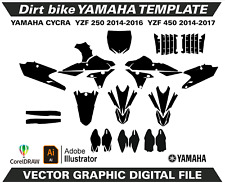 YAMAHA CYCRA YZF 250 2014-2016 YZF 450 2014-2017 Modelo Formato Ai CDR EPS M47 comprar usado  Enviando para Brazil