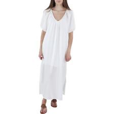 Vestido maxi diurno feminino tart gaze branca gola redonda XS BHFO 3914 comprar usado  Enviando para Brazil