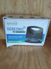 Caja de sonido de TV inalámbrica portátil Serene Innovations Sereonic con dificultad auditiva BT-200 segunda mano  Embacar hacia Argentina