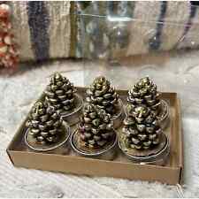 Pinecone tealights candles for sale  Lake Oswego