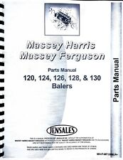 Massey Ferguson Baler 130 126 120 124 128 Parts Manual Catalog, used for sale  Shipping to Canada