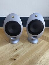Pair kef silver for sale  WHITLEY BAY
