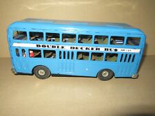 Usado, Autobús 553K lámina de juguete de metal a fricción MF185 doble piso azul segunda mano  Embacar hacia Argentina