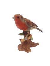 Vintage Porcelain Robin on a Tree Stump 12.5 cm (4.9") Tall for sale  Shipping to South Africa