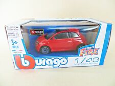 BURAGO STREET FIRE SERIES 'FIAT 500'. RED. 1:43. MIB/BOXED for sale  Shipping to South Africa