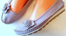 Pavers Ladies Lilac Leather Lined Ultra Comfort Flat Shoes Size 7 UK/ 40 EUR for sale  Shipping to South Africa