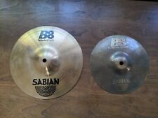 Conjunto combo pilha Sabian B8 Splash Cymbal 10” e 8”, usado comprar usado  Enviando para Brazil