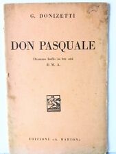 Donizetti libretto opera usato  Mira