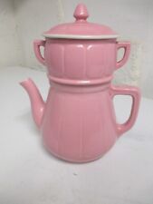 Cafetière faience rose d'occasion  France