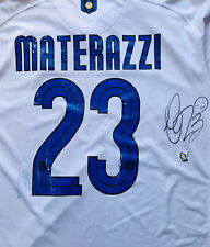Inter F.C-Maglia Originale Centenario- Marco Materazzi Autografata con COA usato  Italia