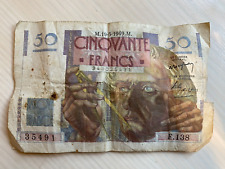 Banknote francs 1949 for sale  CAMBERLEY
