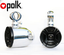 Used, Pair OR Polished Aluminum Wakeboard Tower Speaker Polk DB652 Speaker defect for sale  Azusa