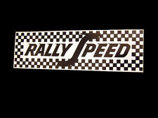 1960 rallyspeed sticker for sale  BEWDLEY