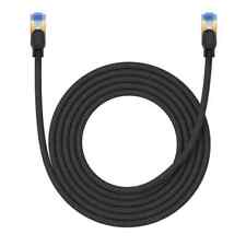 Baseus szybki kabel internetowy RJ45 cat.7 10Gbps 3m pleciony czarny, używany na sprzedaż  PL