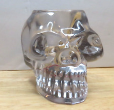 Clear glass skull for sale  Huntington
