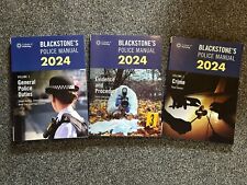 Blackstone police manuals for sale  NEWCASTLE UPON TYNE