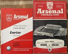 Two arsenal programmes for sale  BRISTOL