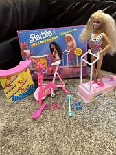 Barbie All Stars Home Gym Playset Mattel #7440 With All Star Aerobic Barbie for sale  Shipping to South Africa