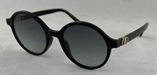 Óculos de sol Christian Dior 30Montaigne Mini RI 10A1 PRETO redondo 51-20-135 Rx, usado comprar usado  Enviando para Brazil