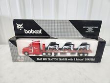 Reboque trator Melroe Bobcat cama plana 1/50 com 3 carregadeiras Bobcat 753 novo na embalagem  comprar usado  Enviando para Brazil