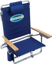 Usado, Mochila Tommy Bahama cadeira de praia 5 posições clássica plana dobrável azul marinho comprar usado  Enviando para Brazil
