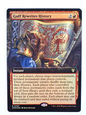 MTG Guff Rewrites History - Commander Masters [Extended Art] [Foil] NM- for sale  Shipping to South Africa