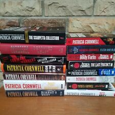 LOTE de 15 libros de tapa dura de Patricia Cornwell - crímenes misteriosos segunda mano  Embacar hacia Argentina